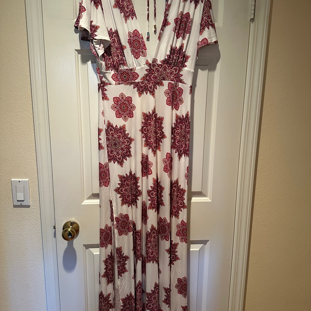 Elegant Floral Maxi Dress
